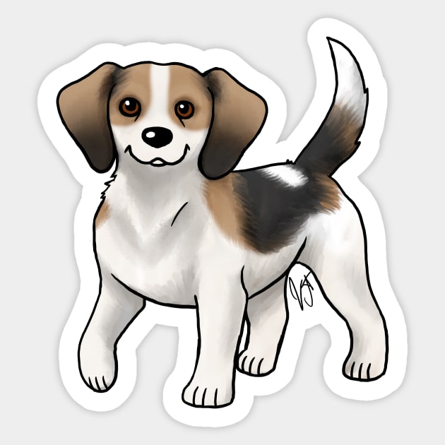 Dog Queen Elizabeth Pocket Beagle White Tan and Black Beagle